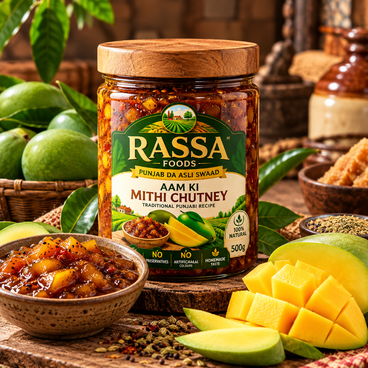 AAM KI KHATTI MITHI CHUTNEY
